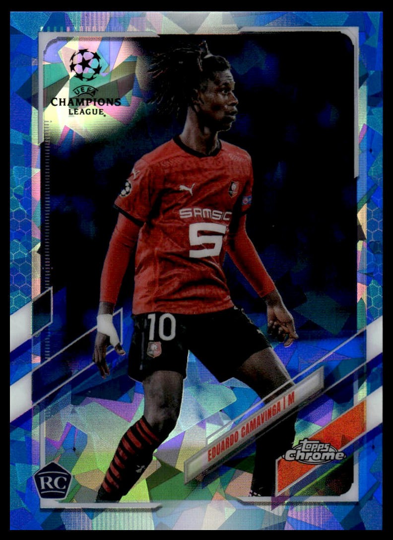 2020-21 Topps Chrome Sapphire Edition #44 Eduardo Camavinga