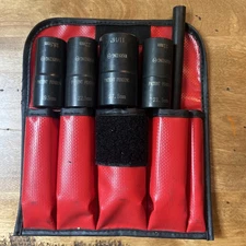 LTI Tools LT1230 - 5 Pc. 1/2? Dr. Dual Sided Socket Lug Nut Removal Kit w/ Pouch