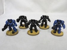 Warhammer 40k: 5x Space Marines Terminator Squad NM Assembled