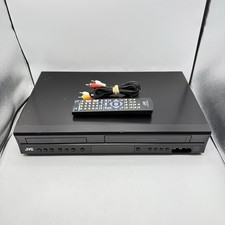 JVC HR-XVC11BJ DVD VCR Combo Player VHS Recorder W/Remote  AV Cable Tested