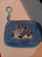 K-Pop Demon Hunters Derpy Tiger Plush Change Purse (Blue)  (NEW)