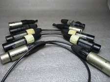 Lot of 10 Neutrik  Whirlwind XLR microphone / audio cable connectors Used