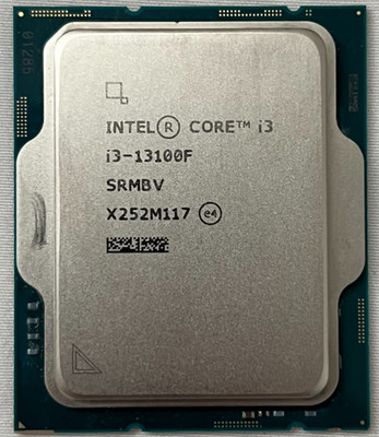 Intel Core i3-13100F Processor 4Core 8Threads 3.4GHz LGA1700 12MB Desktop CPU