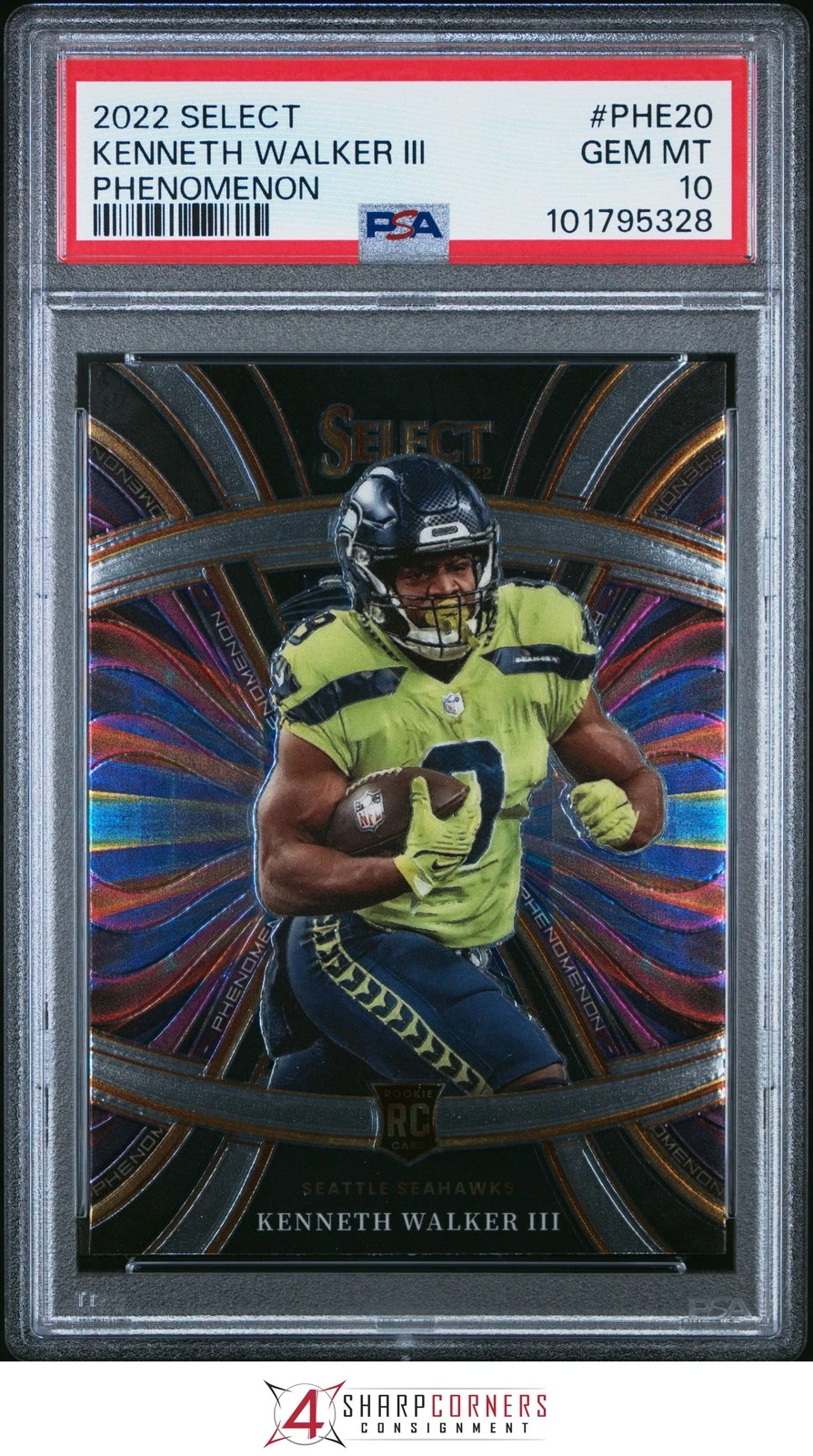Kenneth Walker III Panini Select Phenomenon #PHE20 Base