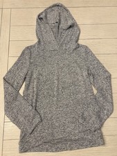 EUC Gap Girls Size Medium 8 Gray Hooded Pullover