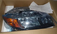 Headlights Assembly For 2006-2011 Honda Civic Coupe 2Dr Black Housing Lamps Pair