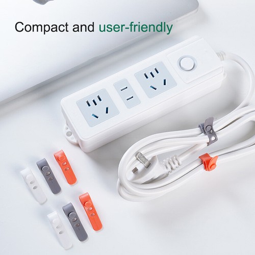 10Pcs Cable Organizer Earphone Cable Clip Charger Cord Winder Line Winder Strap - Zdjęcie 4 z 10