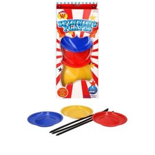 A2Z 4 Kids 3 Spinning Plates Sticks Set Learn Balancing Circus Trick Juggling