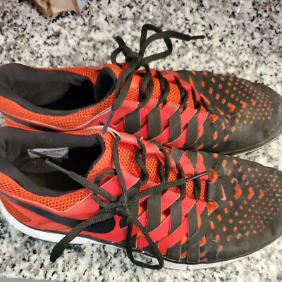 NIKE FREE TRAINER 5.0 Men\'s US Size 11 Red Black Running Sneaker 579809-601 Nike Free Trainer 5.0 Black | eBay main image 4