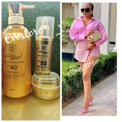 Le Asian White Mucin & Niacinamide Spf 40. Lotion, Serum & Face Cream. Natural 