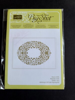 Stampin Up Sizzix Big Shot Holiday Frame Textured Impressions | eBay