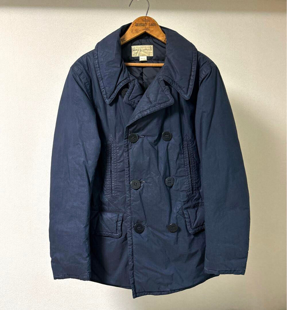 RRL RALPH LAUREN PEA COAT DOWN JACKET MEN COLOR NAVY RRL RALPH LAUREN PEA COAT DOWN JACKET MEN COLOR NAVY