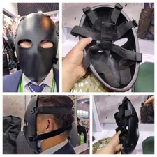 2023 Aramid Ballistic Bullet Proof Level IIIA Full Face Mask CS Field Body Armor