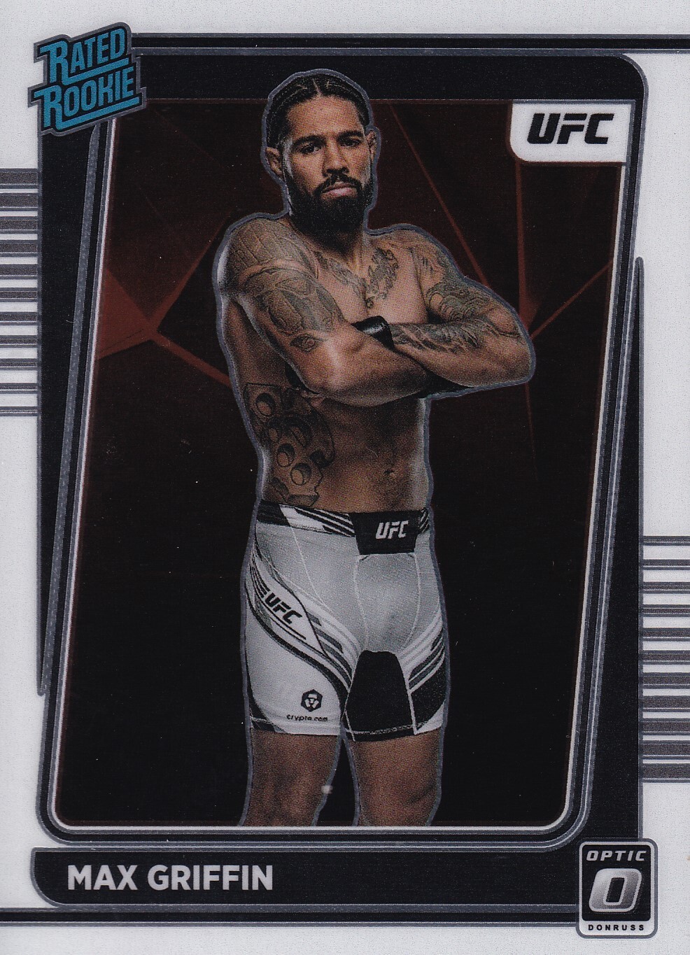 2022 Donruss Optic UFC Rated Rookie #119 - Max Griffin
