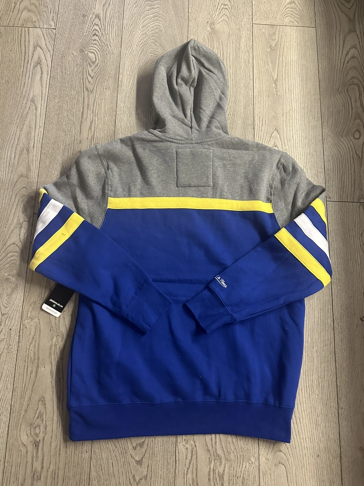 Felpa con cappuccio Mitchell & Ness Gol State Warriors Head Coach taglia XL