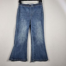 PILCRO By Anthropologie Pull-On Mid-Rise Flare Jeans Women's Size SP