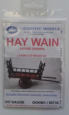 RUINED HOUSE building laser cut kit N gauge 1:148 scale Ancorton Models NFH2 | UK
