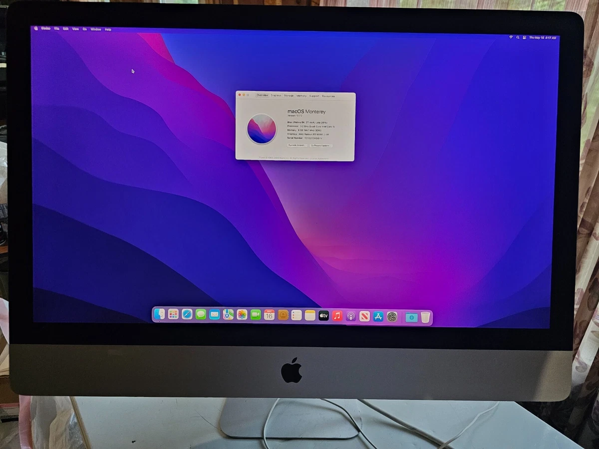 Macデスクトップ iMac 5K, 27-inch, Late 2015 i5 24GB 1TB Apple iMac Retina 5K 27インチ (Late 2015) Used Apple iMac 27-inch