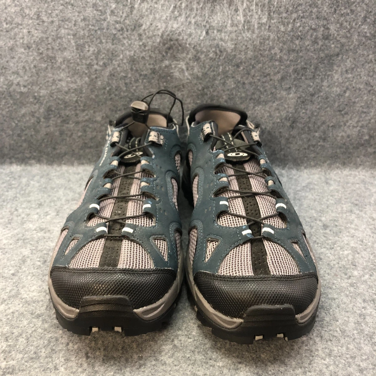 Salomon Sandals Men&#039;s 8.5 Techamphibian 2 Blue Gray Outdoor Trail Water Shoes eBay