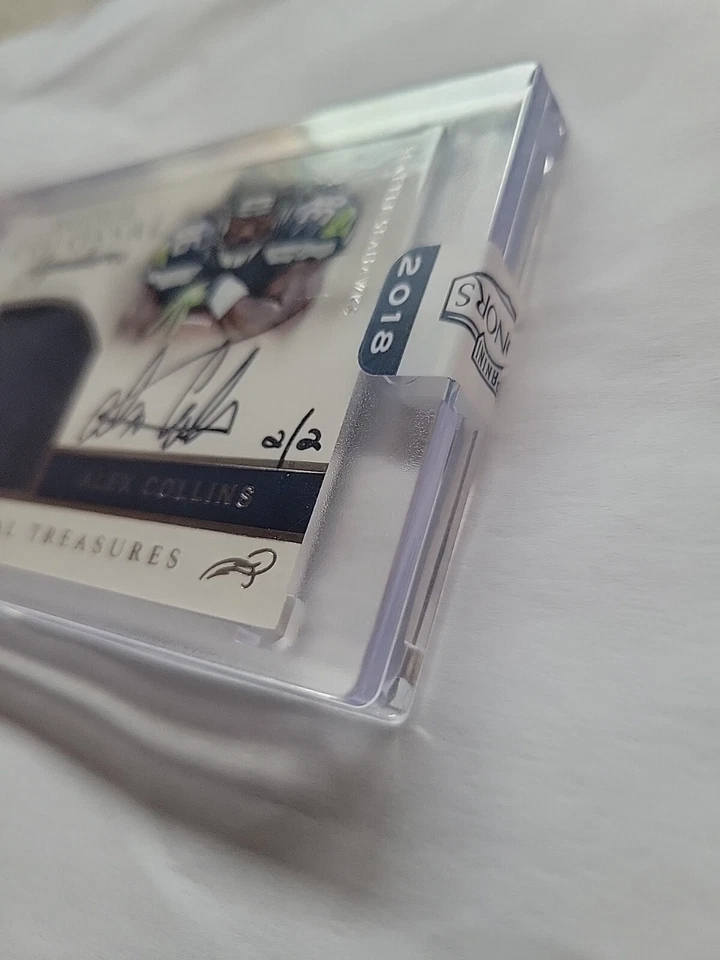 National Treasure Alex Collins Rookie Colossal Signature - Image 4 of 4