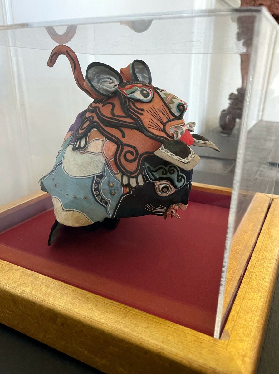 Framed Antique Chinese Child Tiger-Head Hat | eBay