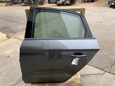2017 - 2018 AUDI RS3 8VM OEM LEFT REAR DOOR ASSEMBLY | DAYTONA GRAY (LZ7S)