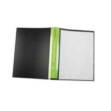 Q-Connect Presentation Display Book With Clear Pockets A4 Black