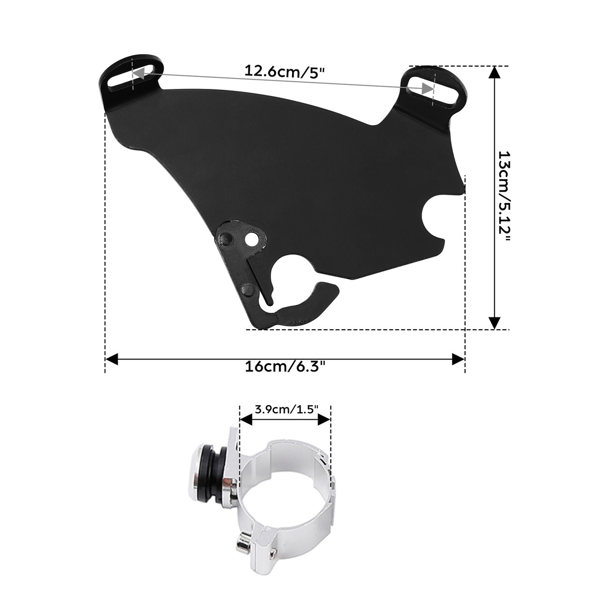  13cm 10枚 Gauntlet Fairing Trigger Lock Mount Fit For Harley Sportster XL