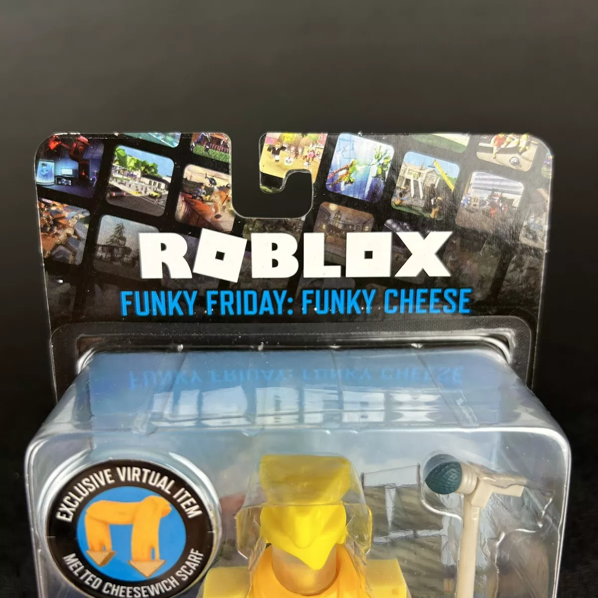 ROBLOX Funky Friday Cheese Figure Video Game Code App Boys Toys NEW NIP