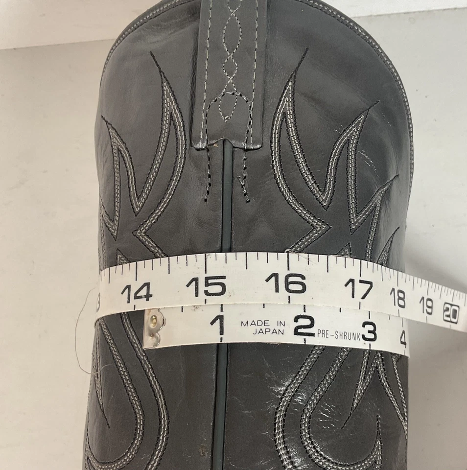 Винтажные высокие ковбойские сапоги J. Chisholm размер 8 M сделано в США - Изображение 3 из 4