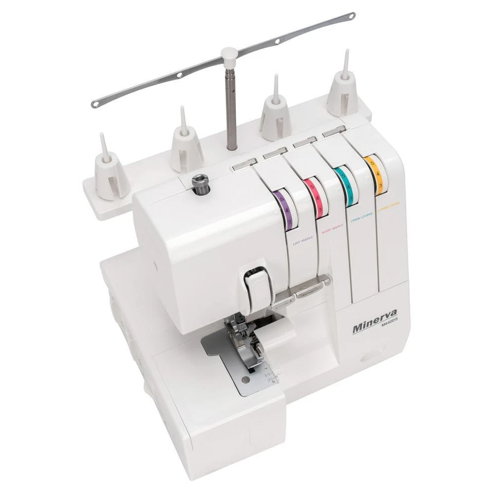 Minerva M840DS 4 Faden Overlock Nähen, Schneiden und Versäubern in Einem - Bild 4 von 4