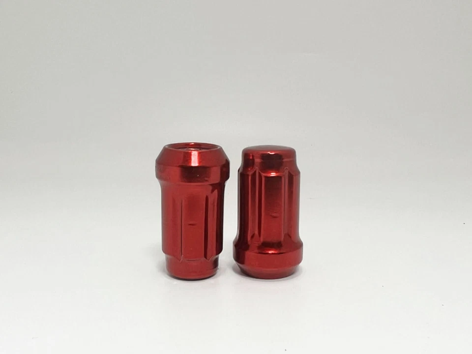 20 PIEZAS TUERCAS ROJAS 6 SPLINE + LLAVE SEGURA | 1/2"-20 | FORD MUSTANG (1964-2014) Foto 4 de 4