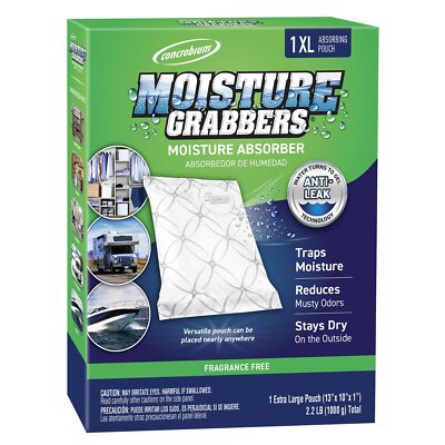 XL Concrobium Moisture Grabber Humidity Meter 2.2 Pound Pack for Indoor Use
