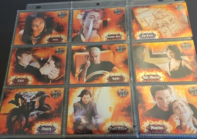 More BUFFY THE VAMPIRE SLAYER BIG BADS  9 CARD SET INKWORKS Free Ship