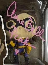 Funko Pop Autographed Batgirl Anna Bell Peaks
