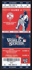 2013 World Series Game 2 Full Ticket Boston Red Sox Vs St.Louis Cardinals