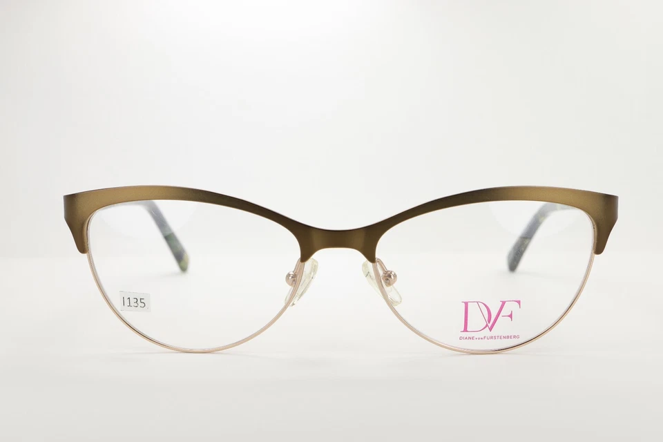 DIANE VON FURSTENBERG DVF8042 318 verde oliva 52-16-130 marco bisagras flexibles I135 Foto 3 de 4