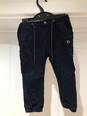 Baby Go - dunkelblaue Cordhose aus Baumwolle für Jungen - Alter 18-24 Monate (EU86)