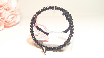 Armband schwarz Perlen