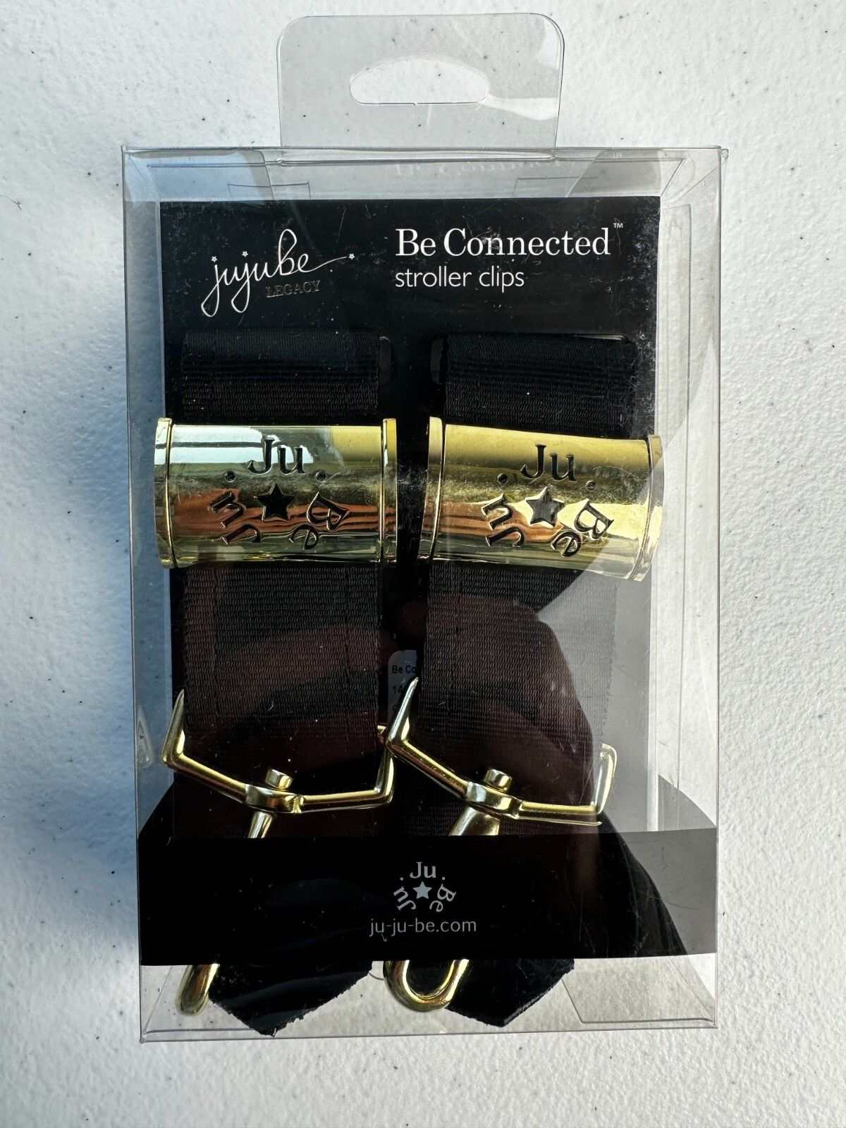 Ju-Ju-Be Gold Be Connected Stroller Clips for Secure Bag Attachment