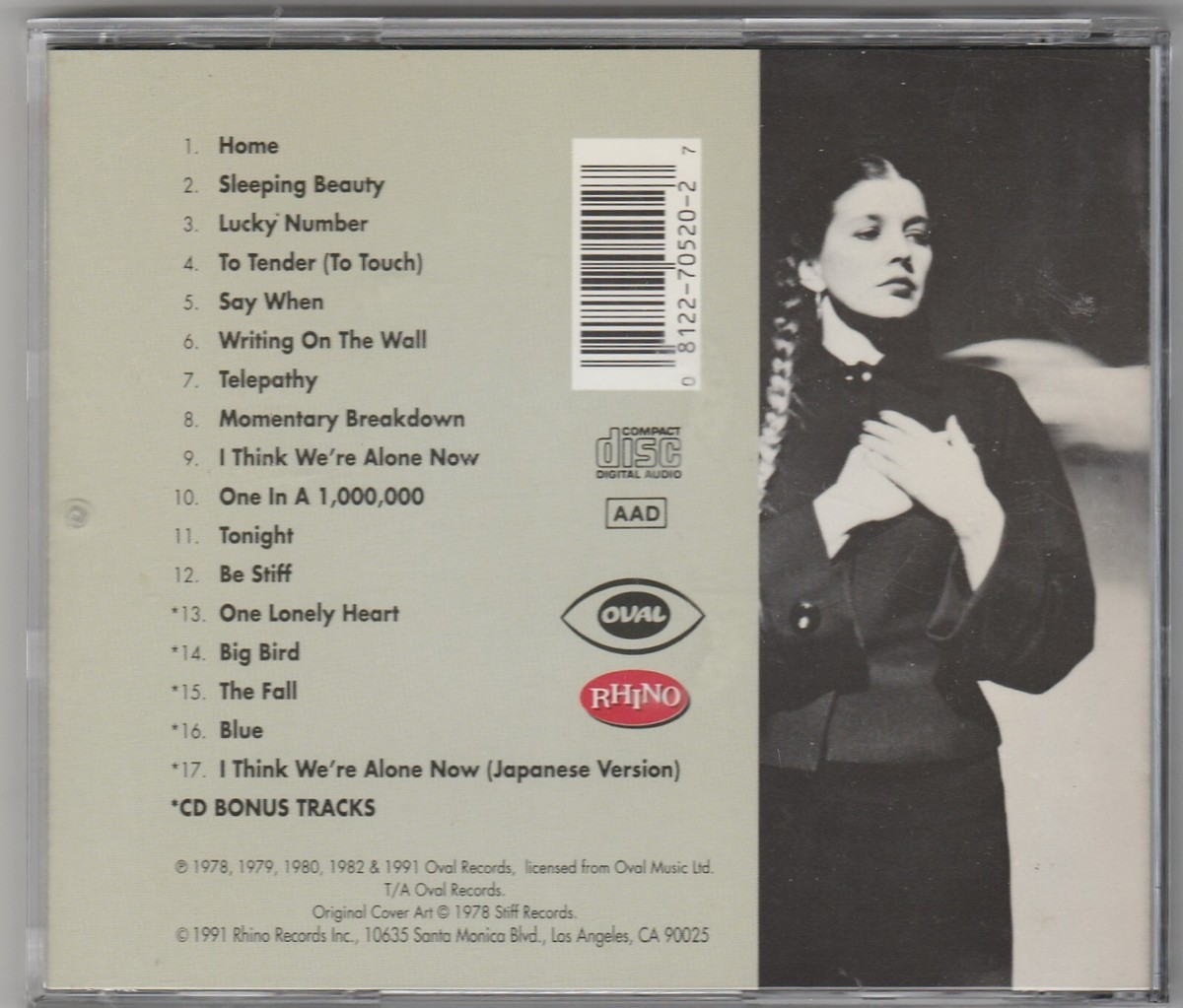 LENE LOVICH - Stateless Plus - CD - Original Recording