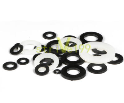 50/100pcs Insulation Gasket Ring Plastic Nylon Flat Spacer Washer For Screw Bolt