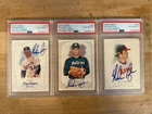 Topps Allen & Ginter Nolan Ryan PSA/DNA Certified Authentic Autograph 06, 12, 13