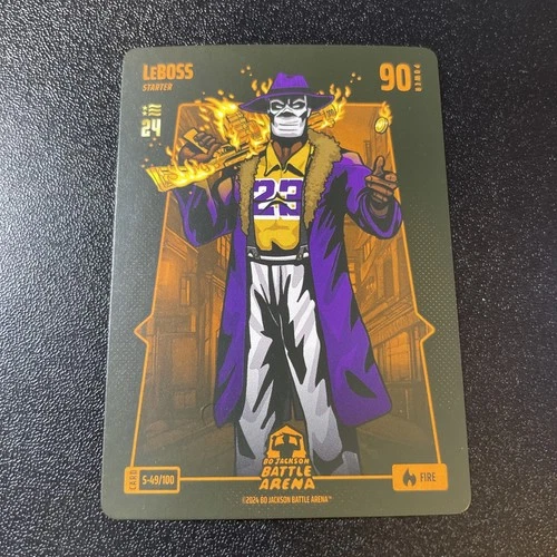 Bo Jackson Battle Arena LeBoss LeBron James Fire N24 Paper S-49🔥🔥