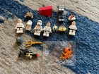 lego Star Wars, mini figure lot gree helmet bossk torso, and first order figs