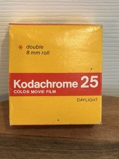 Kodachrome 25 Color Double 8mm Movie Film Daylight Expired 1987 NOS