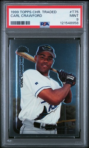 1999 Topps Chrome Traded Carl Crawford #T75 card