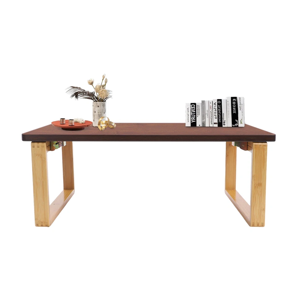 Klappbarer Couchtisch, Beistelltisch aus Bambus, Bodentisch für das Wohnzimmer - Bild 3 von 4