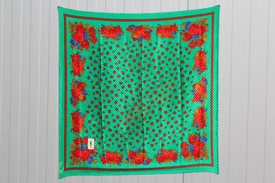 YVES SAINT LAURENT Foulard soie vintage (59011) - Photo 1/4