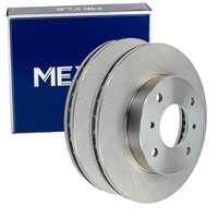 2X Meyle Bremsscheiben 257Mm Vorne Passend FÜR Nissan 200SX Almera Prairie